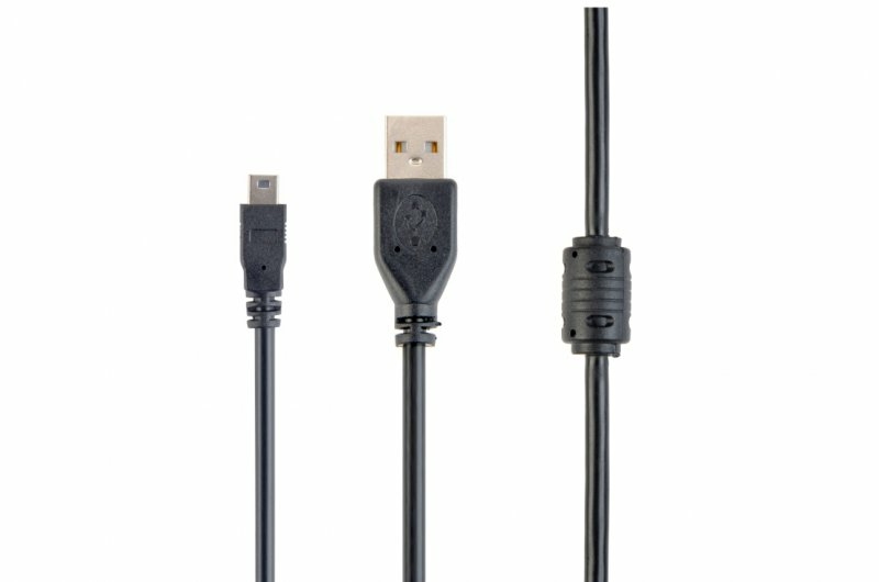 Кабель Cablexpert CCF-USB2-AM5P-6, преміум якість, A-тато/ MINI USB 2.0 5-пін, 1.8 м, з феритовою серцевиною, numer zdjęcia 2