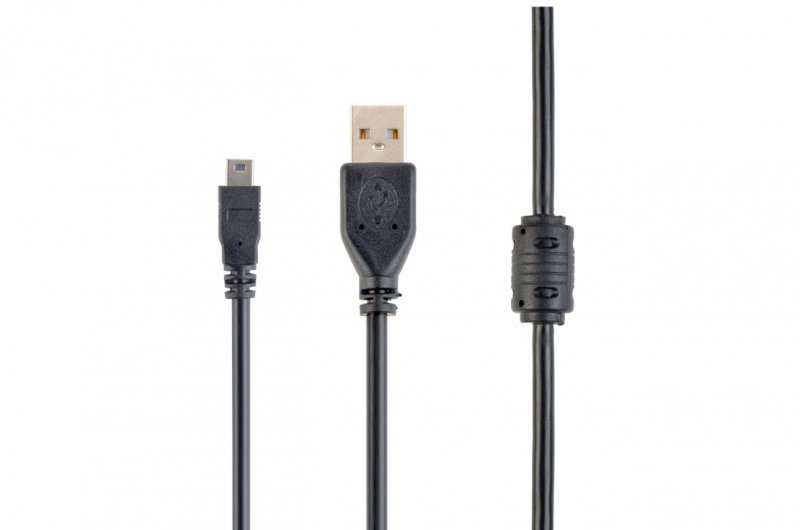 Кабель Cablexpert CCF-USB2-AM5P-6, преміум якість, A-тато/ MINI USB 2.0 5-пін, 1.8 м, з феритовою серцевиною, photo number 2