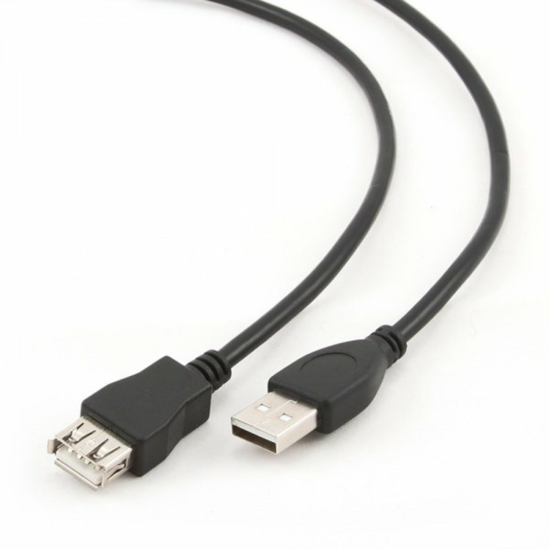 Кабель Cablexpert CCP-USB2-AMAF-15C, подовжувач USB2.0, A-тато/А-мама, 4.5 м, преміум чорний, photo number 3