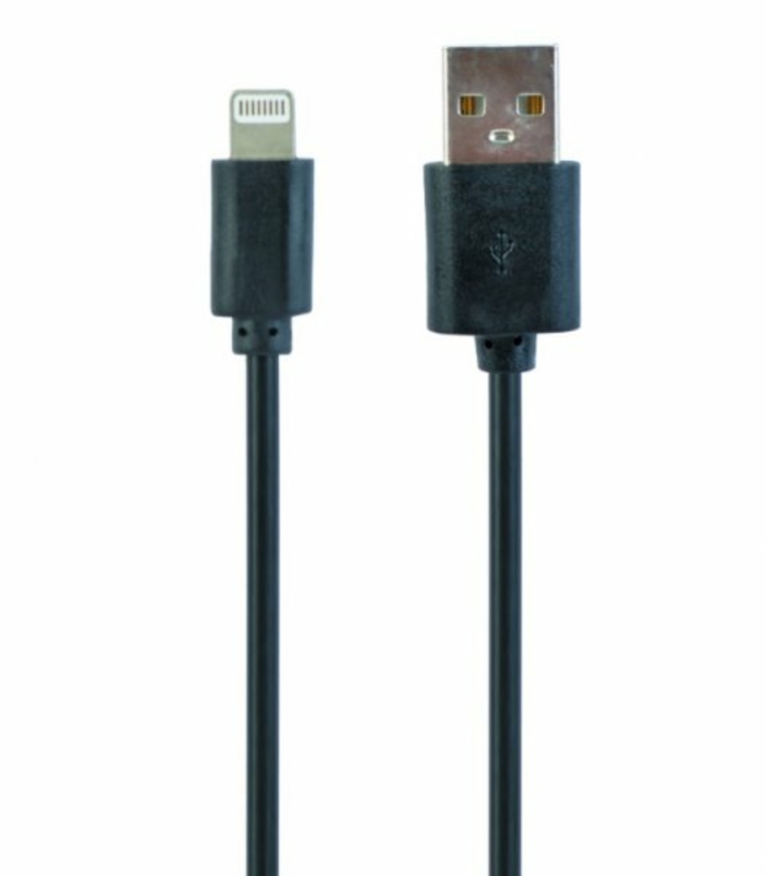 Кабель Cablexpert CC-USB2-AMLM-1M, USB 2.0 AM-папа/Lightning, 1.0 м., фото №2