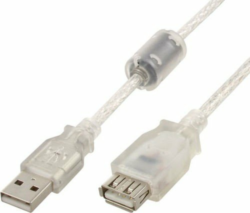 Подовжувач Cablexpert CCF-USB2-AMAF-TR-2M, преміум якість USB 2.0 A-папа/A-мама, 2.0 м, з феритовою серцевиною, photo number 2