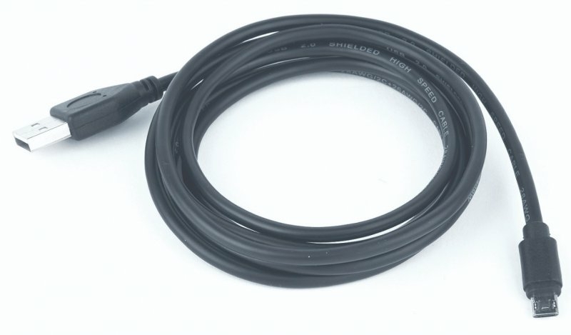 Кабель Cablexpert CCB-USB2-AMmDM-6, преміум якість USB 2.0 A-папа/B-папа,кутовий, 1.8 м.блістер, numer zdjęcia 4