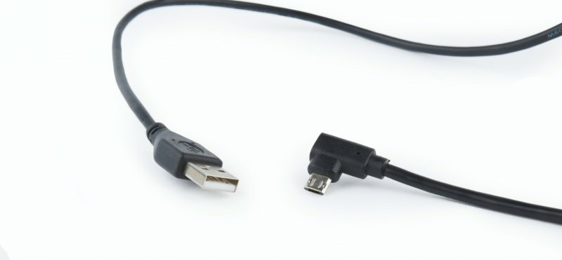Кабель Cablexpert CC-USB2-AMmDM90-6, USB 2.0 A-папа/B-папа,кутовий, 1.8 м, фото №3