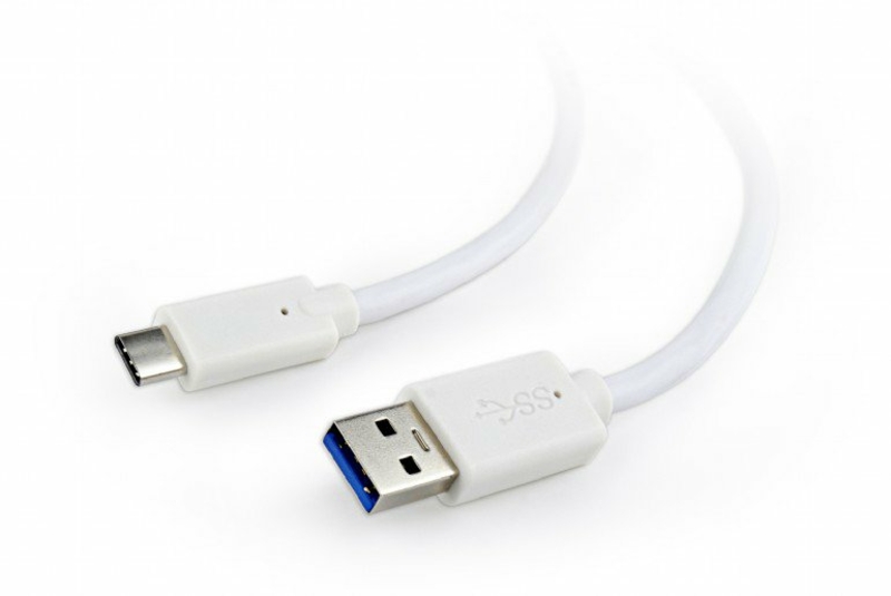 Кабель Cablexpert CCP-USB3-AMCM-1M-W, преміум якість USB 3.0 A-тато/C-тато, 1.0 м., фото №3