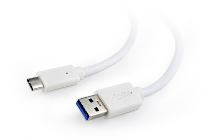 Кабель Cablexpert CCP-USB3-AMCM-1M-W, преміум якість USB 3.0 A-тато/C-тато, 1.0 м., photo number 3