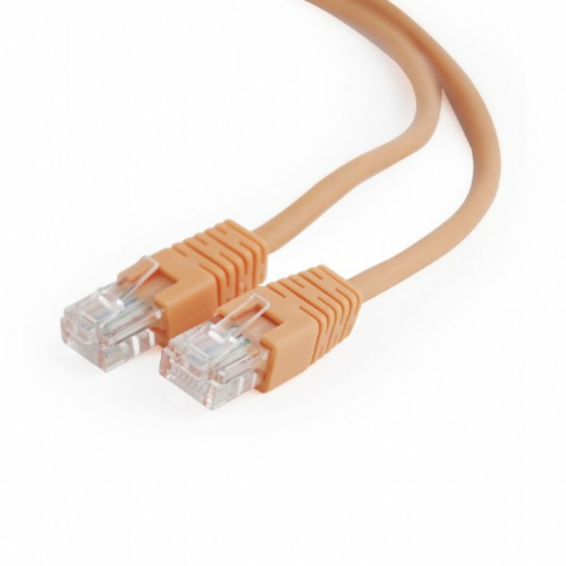 Патч корд Cablexpert PP12-0.5M/O, UTP, категорія. 5E, литий,  50u" штекер із фіксатором, 0.5 м, оранжевий, фото №3