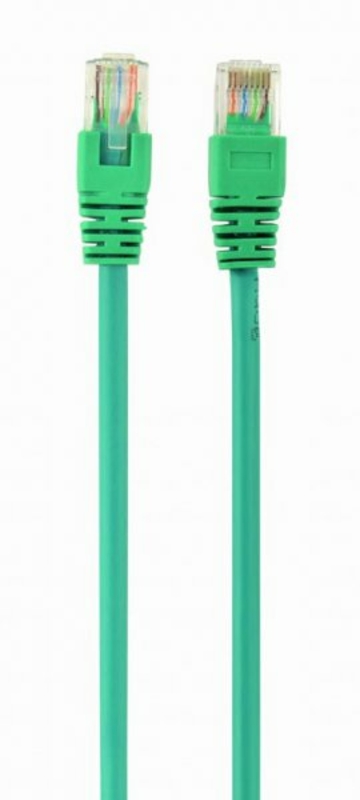 Патч корд Cablexpert PP12-1.5M/G, UTP, категорія. 5E, литий,  50u" штекер із фіксатором, 1.5 м, зелений колір, фото №2