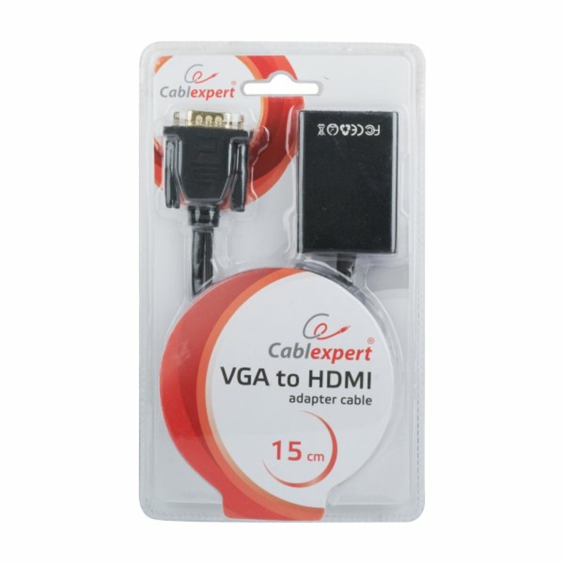 Перетворювач VGA відео в цифрового HDMI сигнал Cablexpert A-VGA-HDMI-01, photo number 7