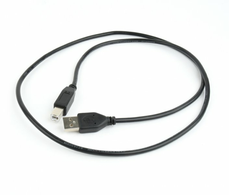 Кабель Cablexpert CCP-USB2-AMBM-1M, преміум якість USB 2.0 A-папа/B-папа, 1.0 м., numer zdjęcia 4