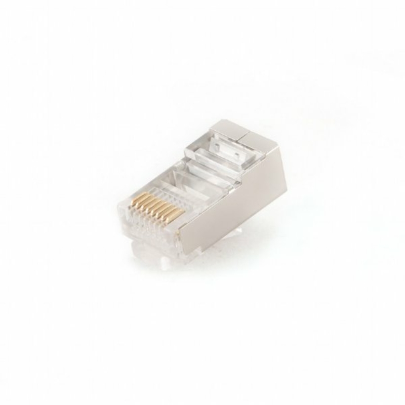 Конектор Cablexpert PLUG6SP/50, 8P8C, позолочені конткати, 50од.