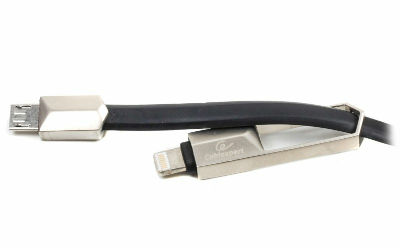 Кабель Cablexpert CCPB-ML-USB-05BK, USB 2.0  А-тато/Lightning/Micro USB, 1.0 м., фото №5