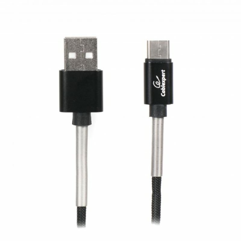 Кабель Cablexpert CCPB-C-USB-06BK, преміум якість USB 2.0 A-тато/C-тато,1 м., numer zdjęcia 2