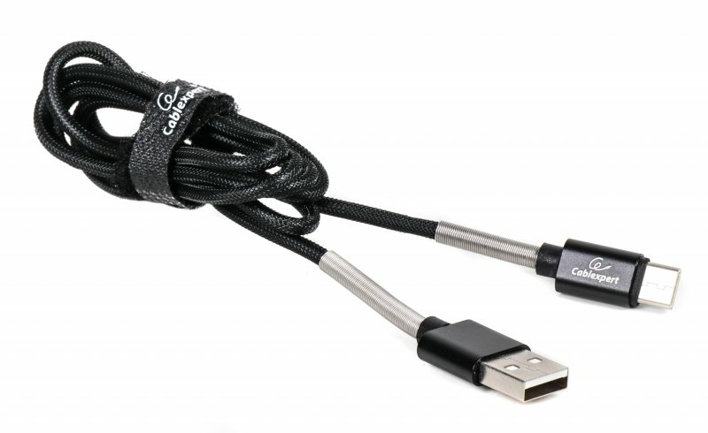 Кабель Cablexpert CCPB-C-USB-06BK, преміум якість USB 2.0 A-тато/C-тато,1 м., фото №3