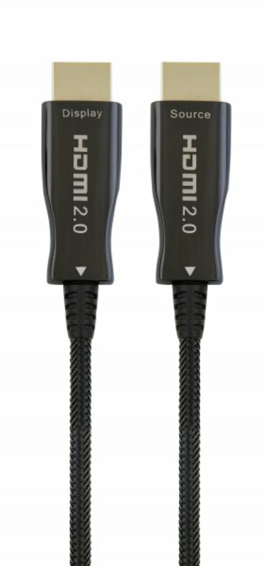 Кабель Cablexpert CCBP-HDMI-AOC-20M, HDMI V.2.0, вилка/вилка, з позолоченими контактами, 20 м, numer zdjęcia 2