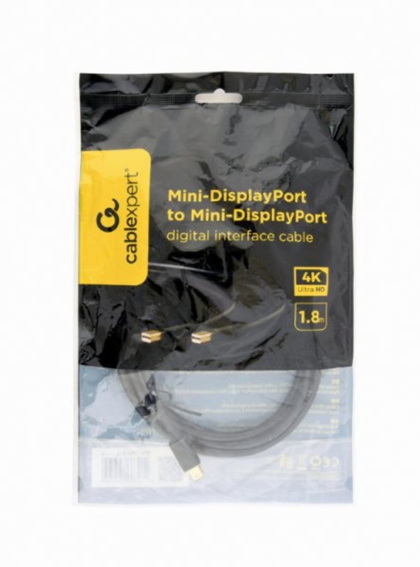 Кабель Cablexpert CCP-mDPmDP2-6, Mini DisplayPort - Mini DisplayPort, 1,8 метра, numer zdjęcia 3