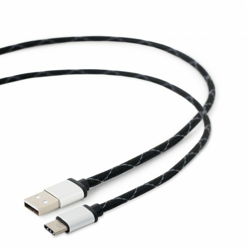 Кабель Cablexpert CCP-USB2-AMCM-2.5M, преміум якість USB 2.0 A-тато/C-тато, 2.5 м., фото №4