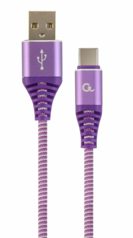 Кабель Cablexpert CC-USB2B-AMCM-1M-PW, USB 2.0 A-тато/Type-C тато, 1,0 м., numer zdjęcia 2