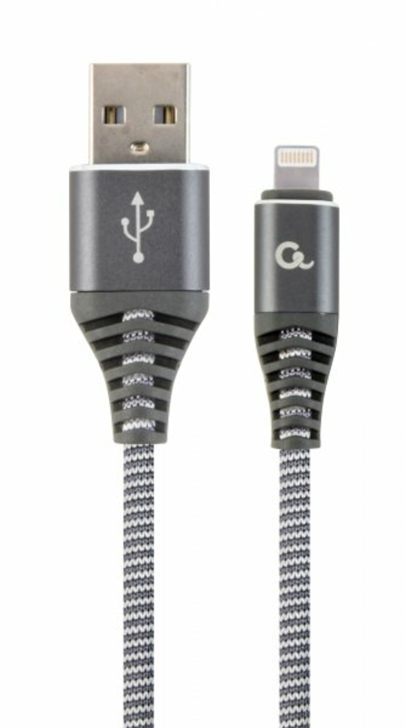 Кабель Cablexpert CC-USB2B-AMLM-1M-WB2, USB 2.0 А-тато/Lightning, 1.0 м., numer zdjęcia 2