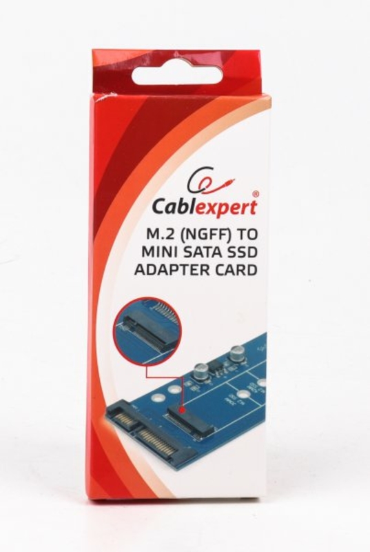 адаптер Cablexpert EE18-M2S3PCB-01 mini SATA на M2 (NGFF), numer zdjęcia 4