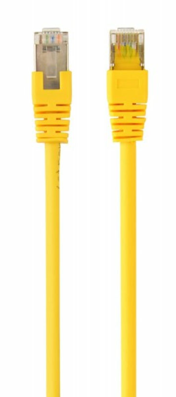 Патч корд Cablexpert PP6-0.25M/Y, FTP, категорія. 6, литий,  50u" штекер із фіксатором, 0.25 м, жовтий, numer zdjęcia 2