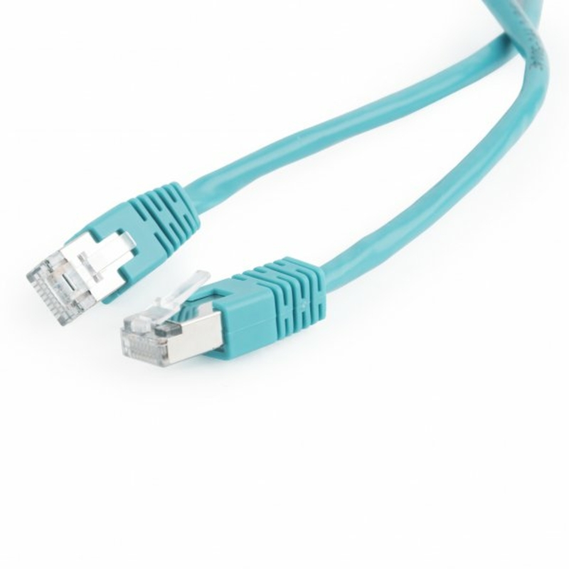 Патч корд Cablexpert PP22-0.5M/G, FTP, литий,  50u" штекер із фіксатором, 0.5 м, зелений, photo number 3