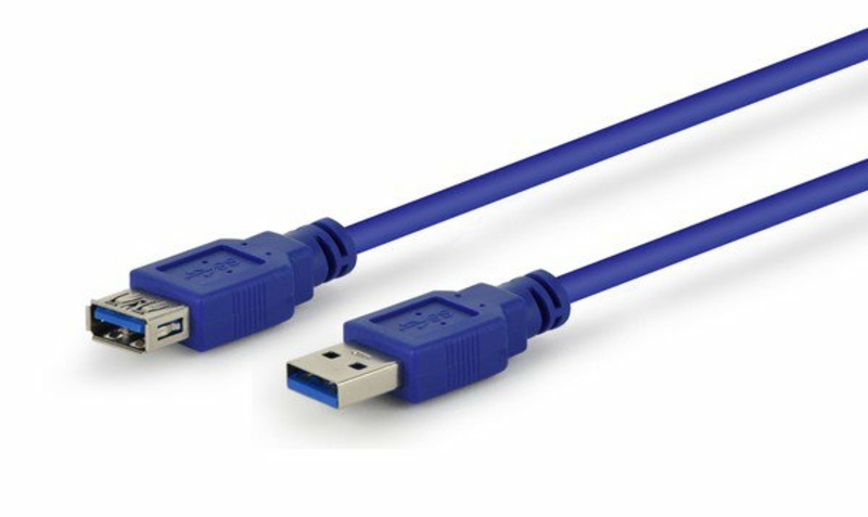 Подовжувач Cablexpert CCP-USB3-AMAF-10, преміум якість USB 3.0 A-тато/A-мама, 3.0 м., фото №3