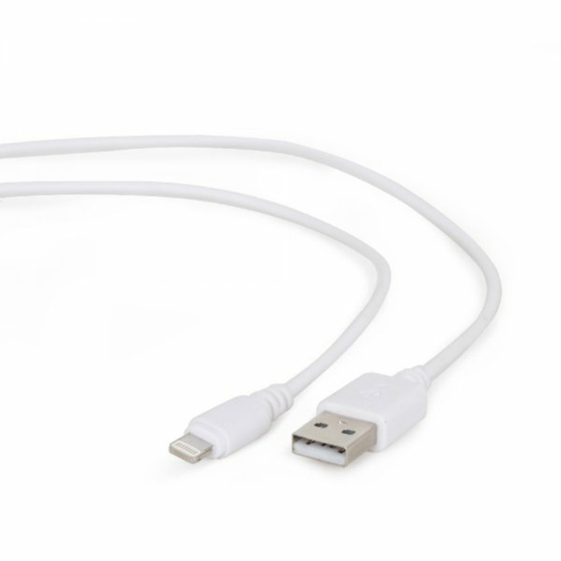Кабель Cablexpert CC-USB2-AMLM-W-10, USB 2.0 AM-папа/Lightning, 3.0 м., фото №3
