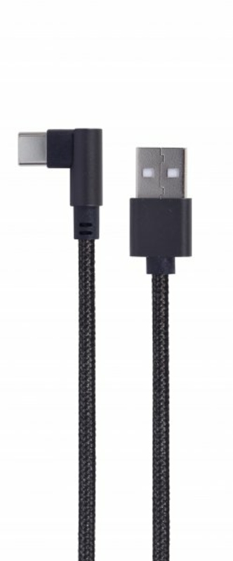 Кабель угловий Cablexpert CC-USB2-AMCML-0.2M, USB 2.0 Micro BM-тато/С-тато, 0.2 м., фото №2