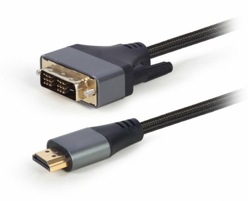 Кабель Cablexpert CC-HDMI-DVI-4K-6, HDMI на DVI, 1.8м, photo number 3