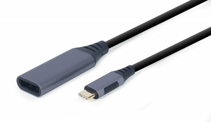 Адаптер-перехідник USB Type-C на DisplayPort Cablexpert A-USB3C-DPF-01, фото №2