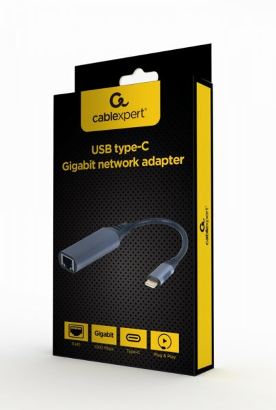 Адаптер Cablexpert A-USB3C-LAN-01, з  USB Type-C на Gigabit Ethernet, numer zdjęcia 5