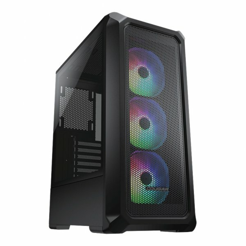 Корпус комп'ютерний Cougar ARCHON 2 MESH RGB (Black), Ігровий, скляне вікно, чорний, фото №2