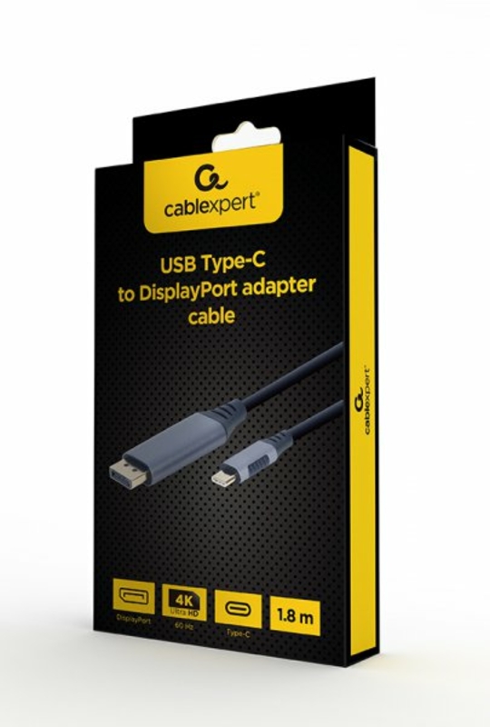 Кабель Cablexpert CC-USB3C-DPF-01-6, USB-C на DisplayPort, 1.8м, numer zdjęcia 4