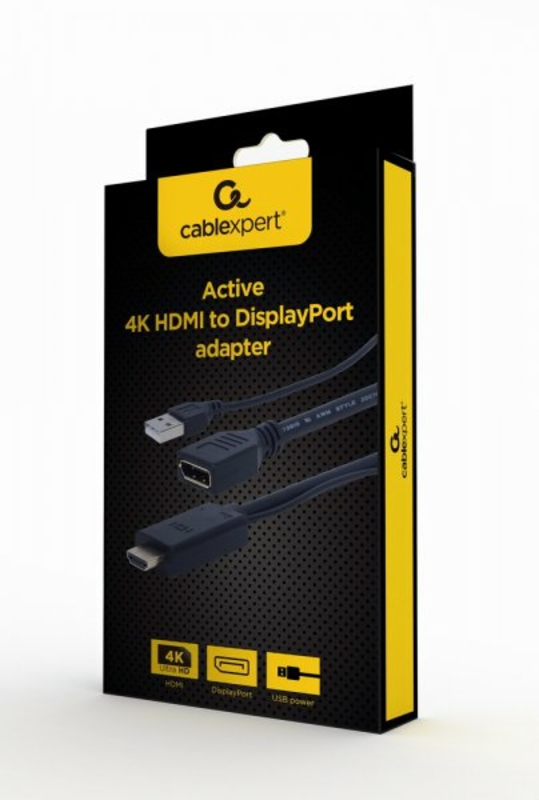 Адаптер-перехідник HDMI на DisplayPort Cablexpert A-HDMIM-DPF-01, numer zdjęcia 3