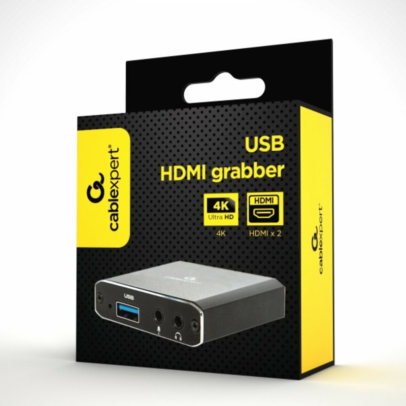 USB-граббер Cablexpert UHG-4K2-01, HDMI, 4K, наскрізний HDMI, photo number 5