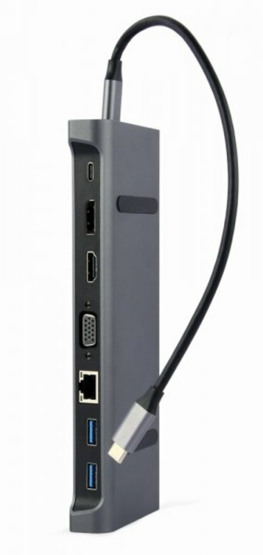 Адаптер Cablexpert A-CM-COMBO9-02, USB Type-C 9-в-1, фото №3