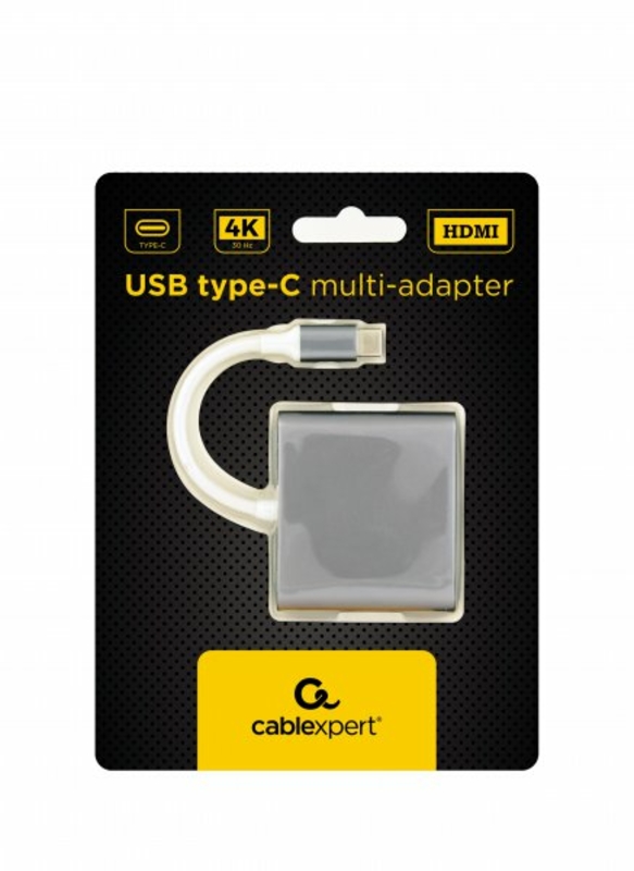 Адаптер-перехідник USB Type-C на HDMI Cablexpert A-CM-HDMIF-02-SG, фото №3