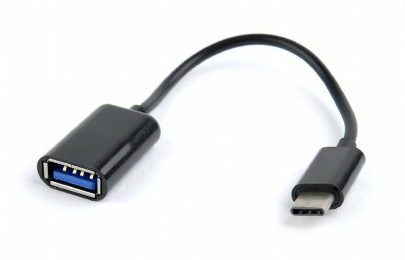 Адаптер Cablexpert  USB OTG AB-OTG-CMAF2-01 для пристроїв, AF - Type C, 0,20м, фото №2