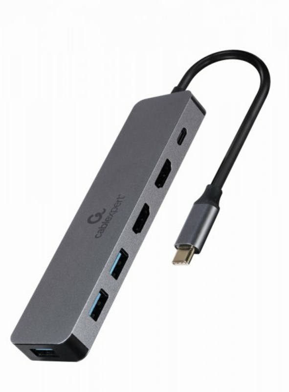 Адаптер Cablexpert A-CM-COMBO3-03, USB Type-C 3-в-1, фото №2