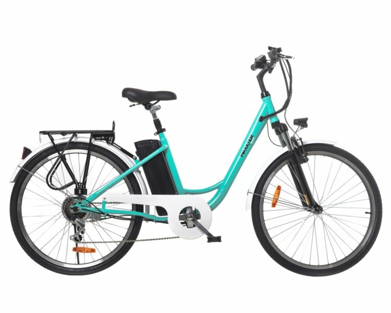 Електричний велосипед Maxxter CITY (light blue) 26" (світло-синій), numer zdjęcia 2