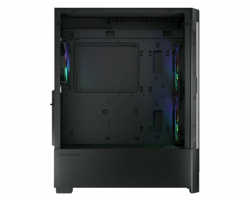 Корпус комп'ютерний Cougar AIRFACE RGB Black, Ігровий, скляне вікно, чорний, numer zdjęcia 10