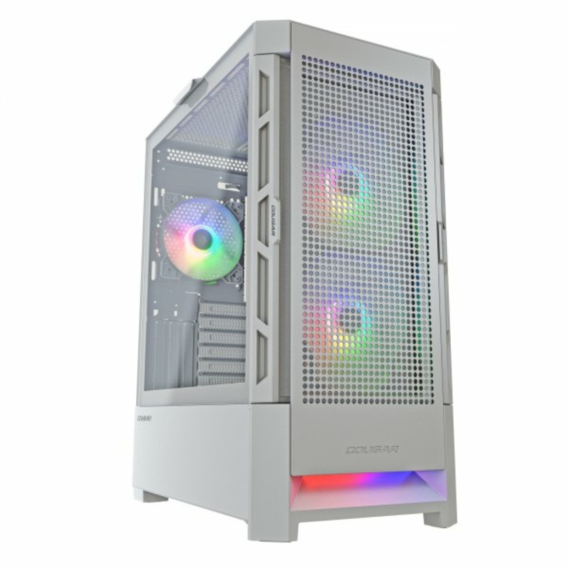 Корпус комп'ютерний Cougar AIRFACE RGB White, Ігровий, скляне вікно, білий, фото №4