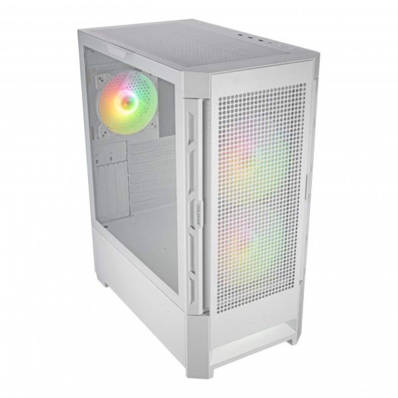 Корпус комп'ютерний Cougar DUOFACE RGB (White), Ігровий, скляне вікно, білий, numer zdjęcia 5