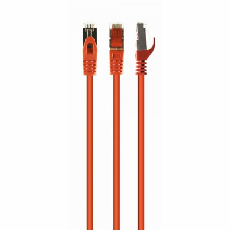 Патч корд Cablexpert PP6A-LSZHCU-O-0.5M, S/FTP, литий, 50u" штекер із фіксатором, 0.5 м, помаранчевий, фото №2