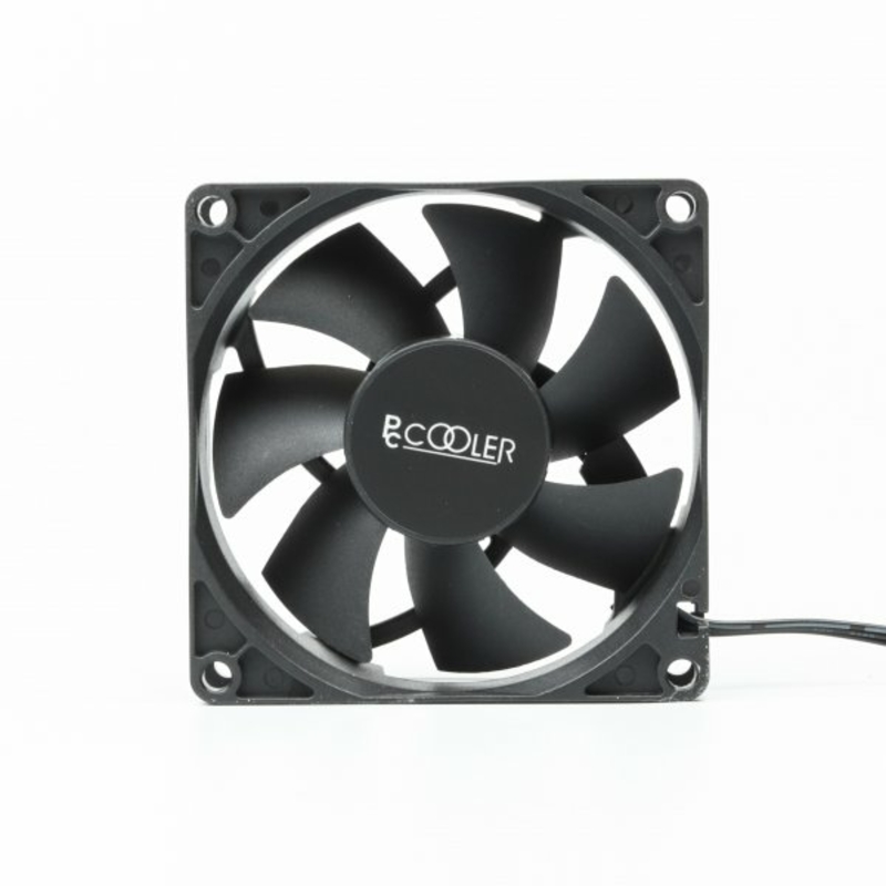 Корпусний вентілятор PCCOOLER DN 80 BK 3in1, чорний, фото №2