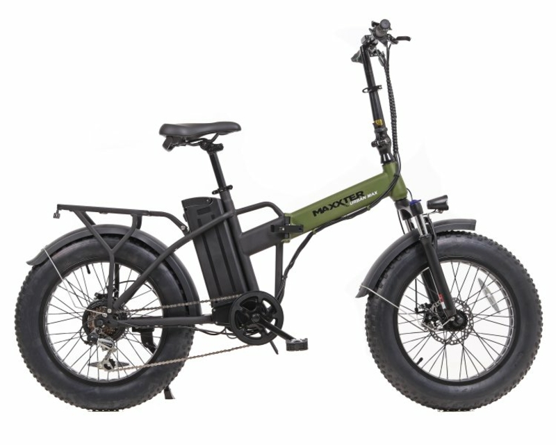 Електричний велосипед Maxxter Urban Max 20" (зелений), фото №2