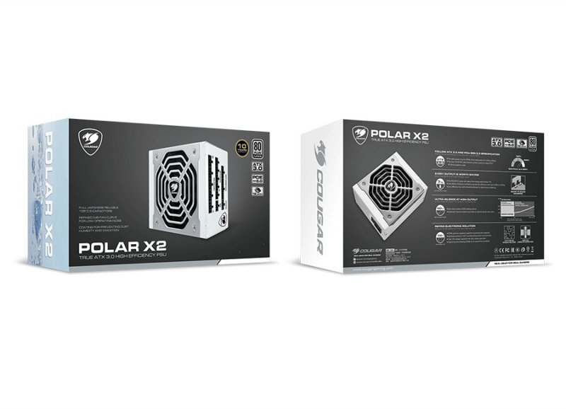 Блок живлення Cougar POLAR X2 1050, 1050 Вт, 80 Plus Platinum, модульний, ATX 3.0, Modular, 135мм Silent Fan, фото №9