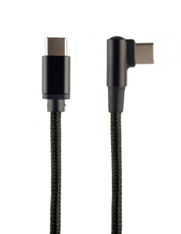 Кабель кутовий Cablexpert CC-USB2-CMCML-0.2M, USB 2.0 С-тато/С-тато, 0.2 м., photo number 2