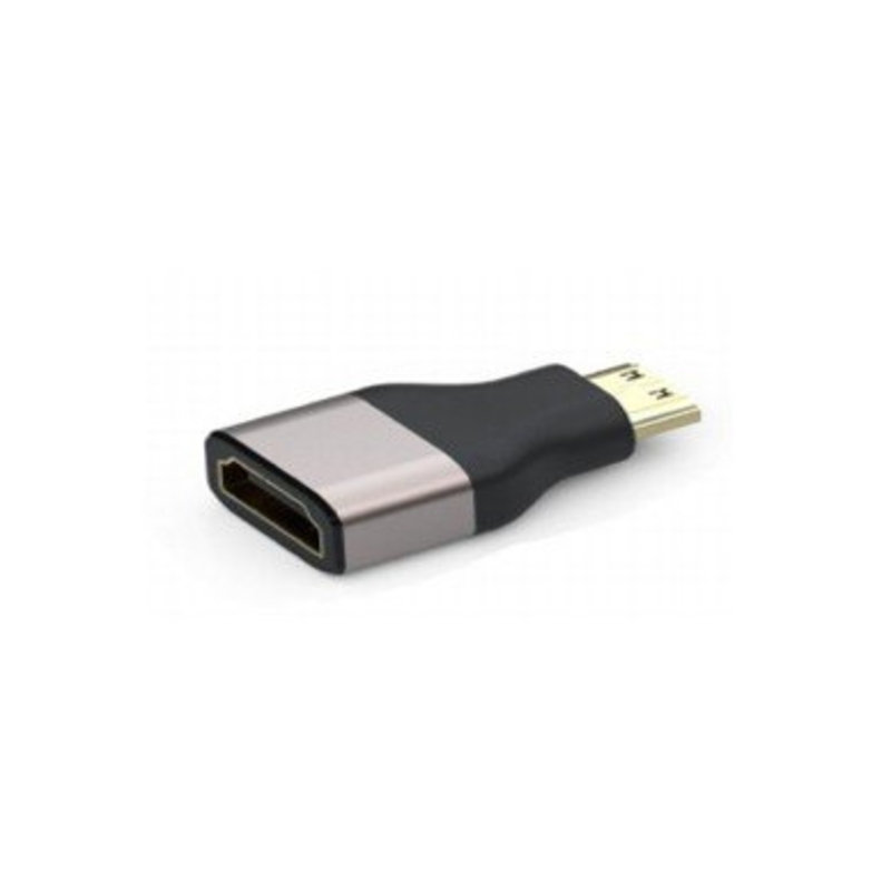 Адаптер Cablexpert AP-HDMI8K-FC, HDMI мама/тато mini-C, V2.1, 8K@60, алюміній