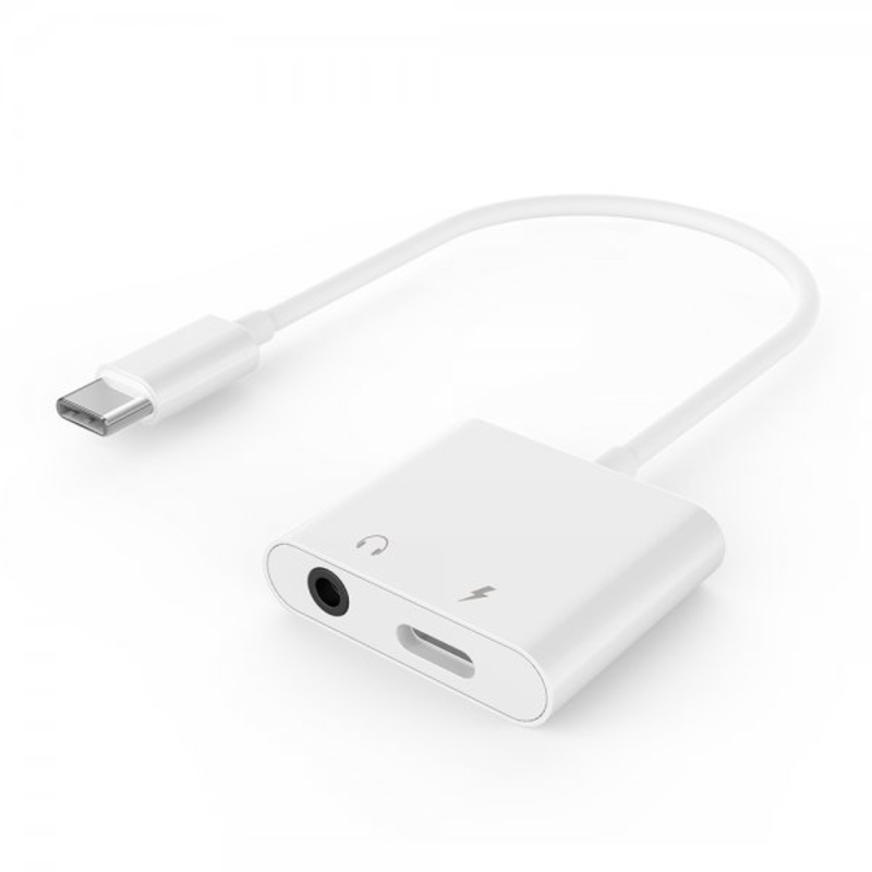 Адаптер Cablexpert A-CM-3.5FP-01, USB-C - стерео-аудіо 3.5 mm, фото №2